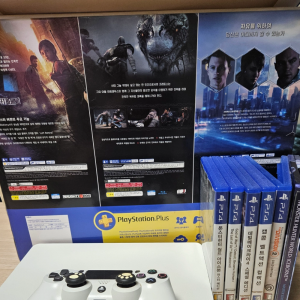 PS4 플레이스테이션4 1테라 화이트 + CD 타이틀