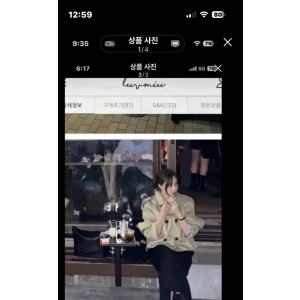 러브미우 hfd제작 23fw 여배우숏코트 올리브