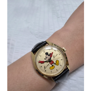 세이코 us빈티지 미키마우스 수동 기계식 시계 seiko watch